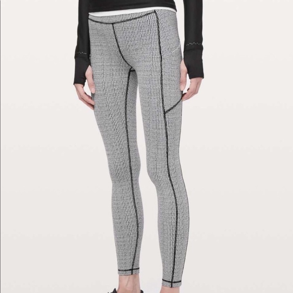 BRAND NEW Lululemon Speed Up Tight 28” Houndstooth